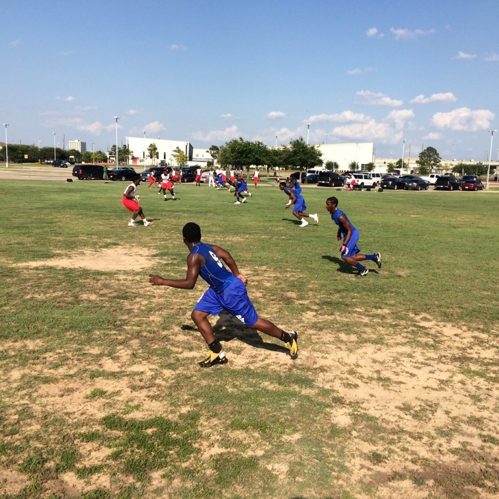 7 on 7 against Yates